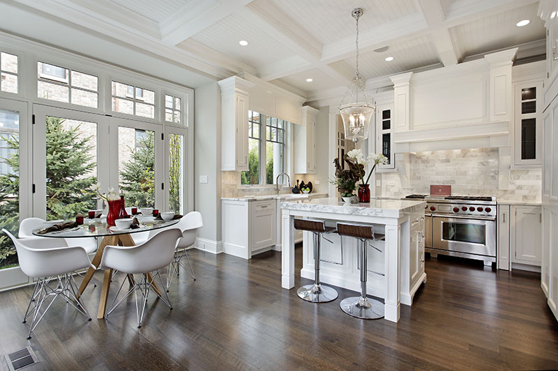 brown kitchen light fixture