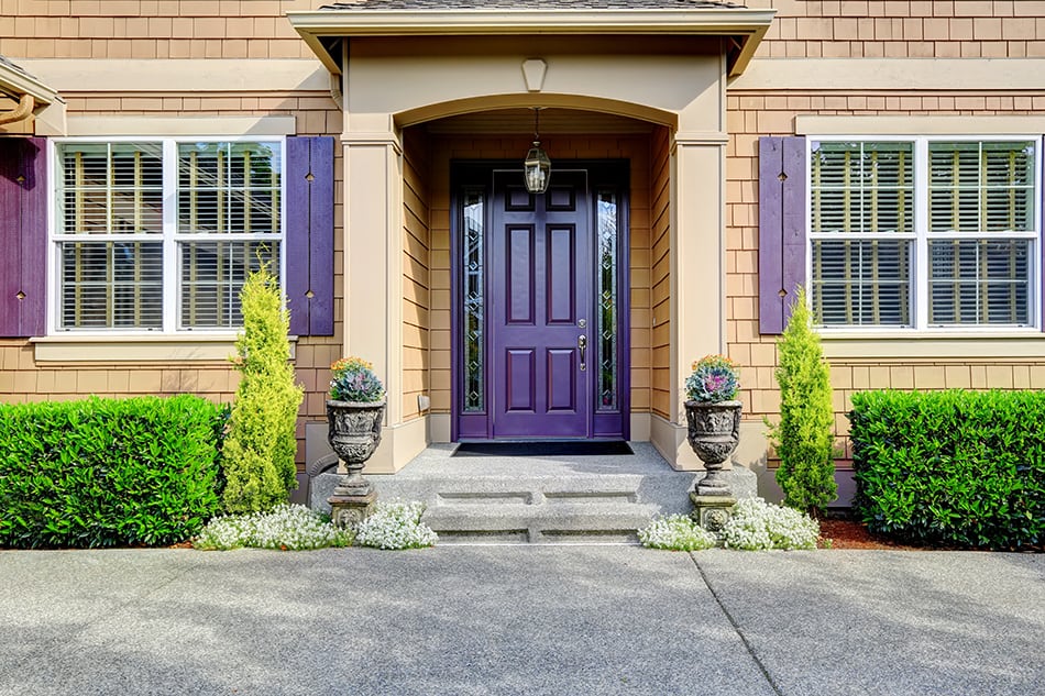 17 Purple Front Door Ideas to Make Your Home More Inviting - Homenish