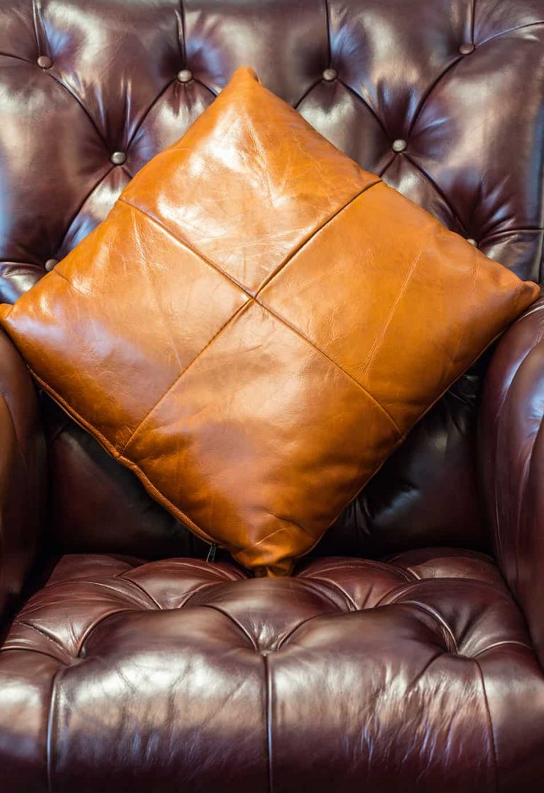 leather throw pillows