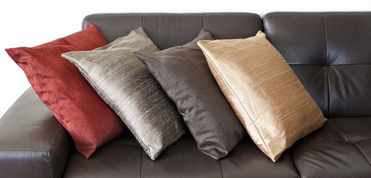 Throw pillows for your brown couch