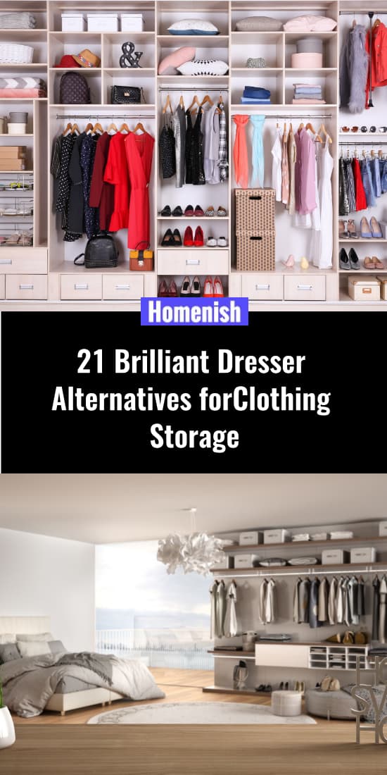 21 Brilliant Dresser Alternatives for Clothing Storage