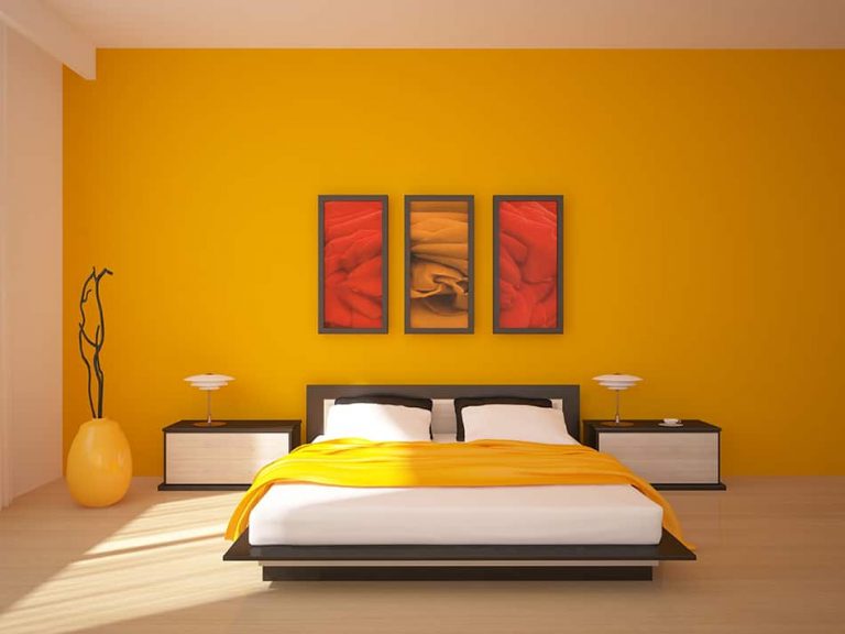 15 Stylish Orange Bedroom Decoration Ideas with Pictures - Homenish