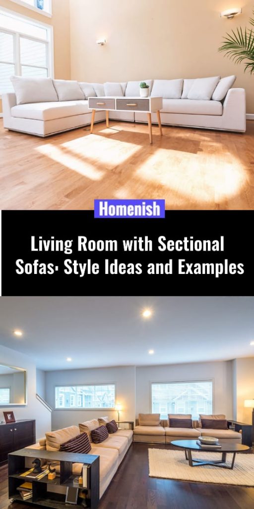 Living Room with Sectional Sofas: Style Ideas and Examples - Homenish