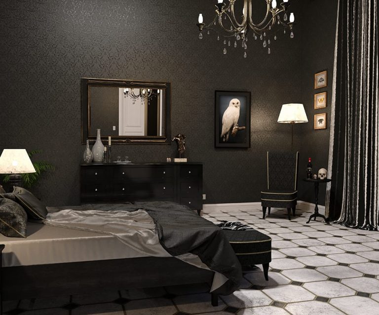 Cheap Gothic Bedroom Decor