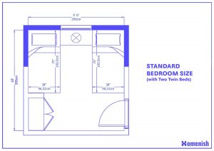 Average Bedroom Size and Layout Guide (with 9 Designs) - Homenish