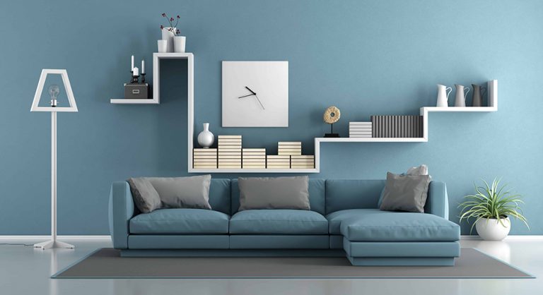 What Color Furniture Goes with Blue Walls - Homenish