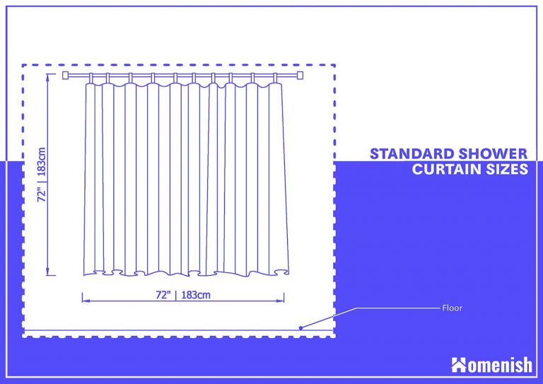 What is the Standard Shower Curtain Size? Homenish