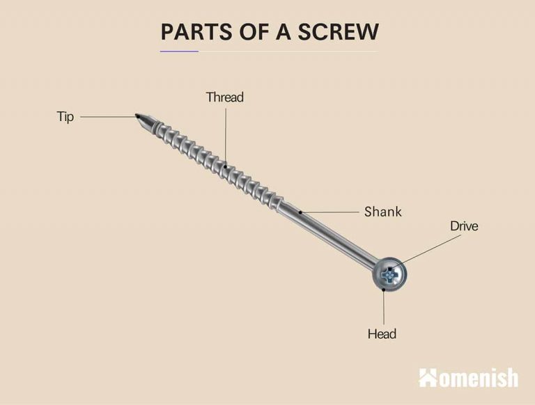 Parts of a Screw (with Illustration) - Homenish