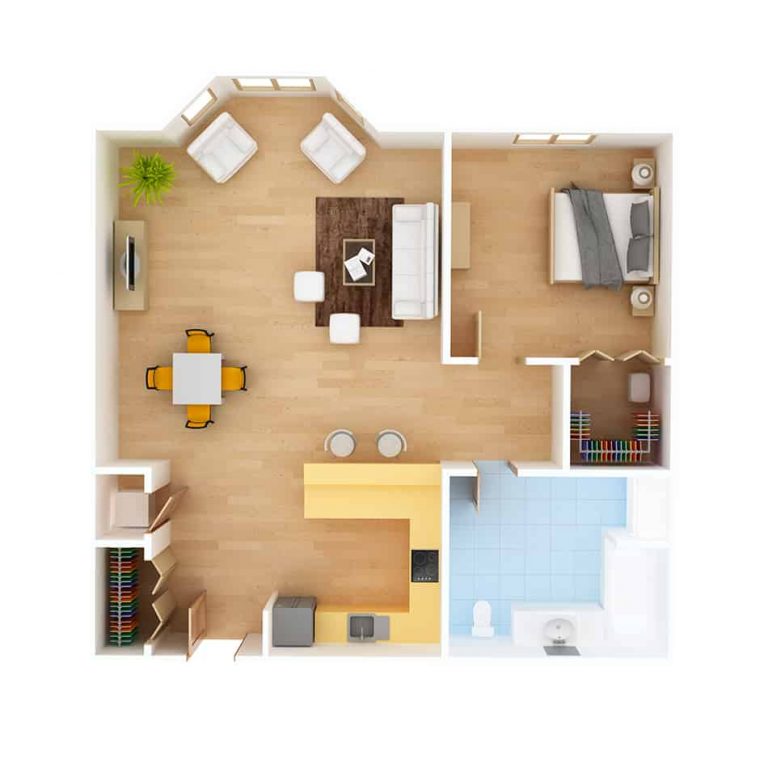 Average Size of Apartment in the US - Homenish