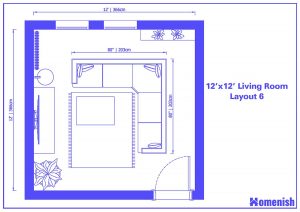 9 Great 12' x 12' Living Room Layouts and Floor Plans - Homenish