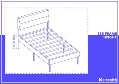 Guide to Bed Frame Dimension (with Detailed Drawings) - Homenish