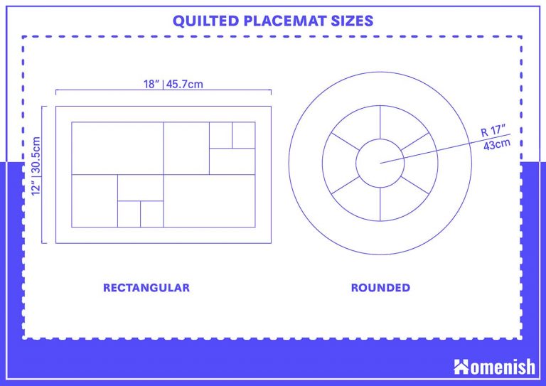 A Guide To Placemat Sizes Homenish