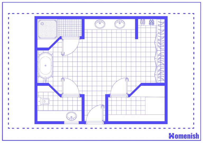 15 Master Bathroom Layouts & Floor Plans - Homenish