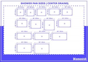 Shower Pan Sizes - The Ultimate Guide - Homenish