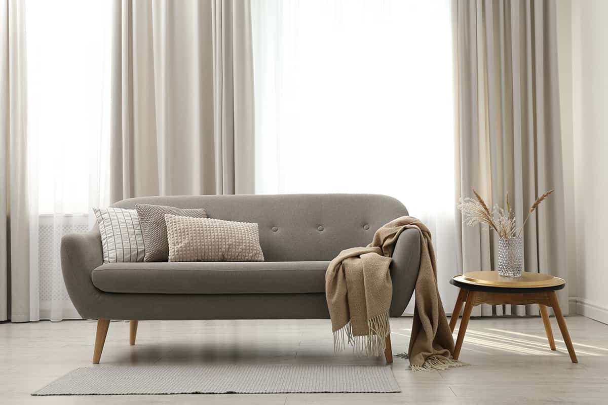 What Color Curtains Go With Gray Sofa