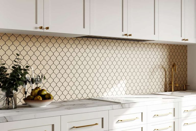 How and Where to End Backsplash on an Open Wall - Homenish