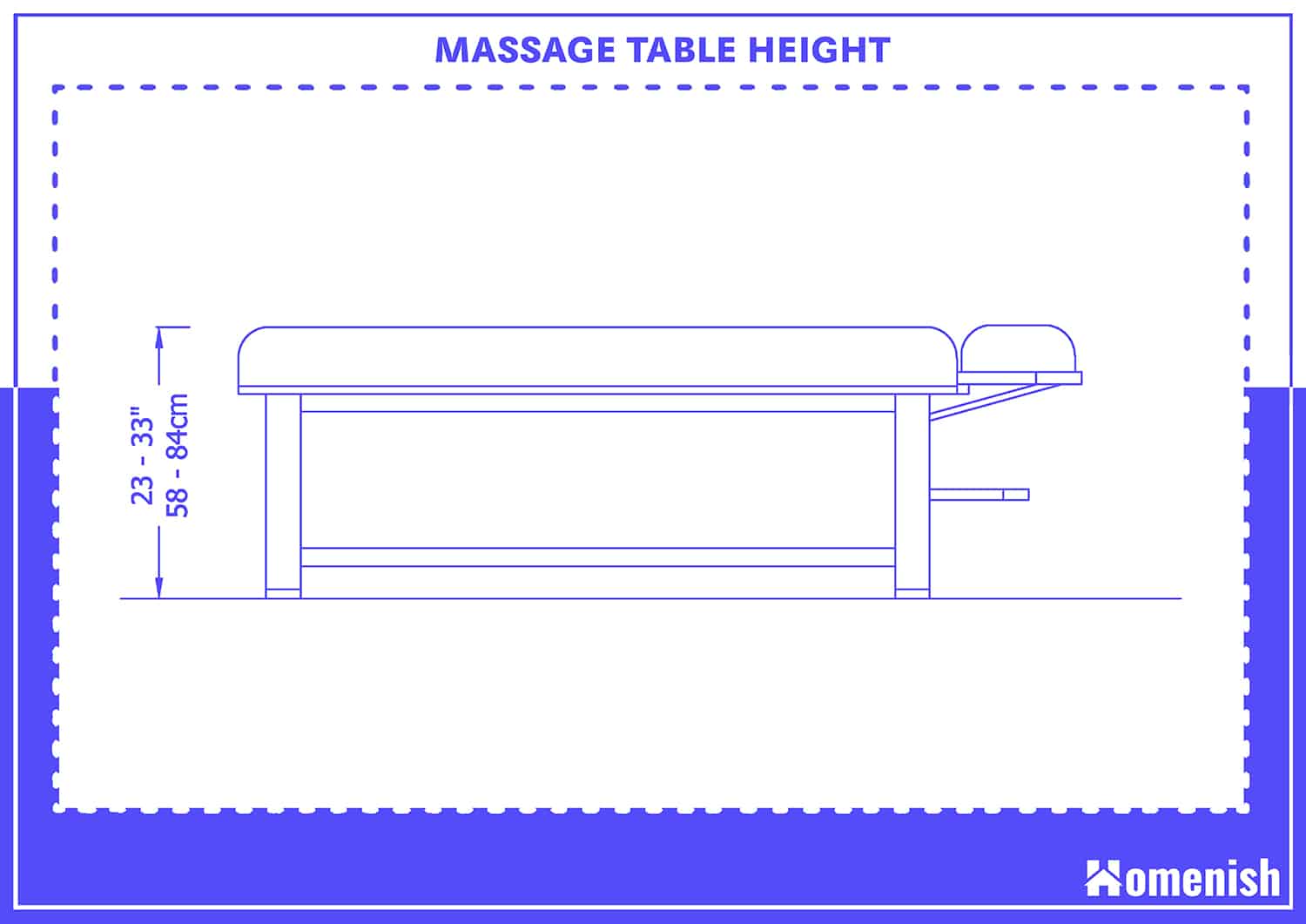 Massage Table Dimensions And Guidelines With 3 Drawings Homenish