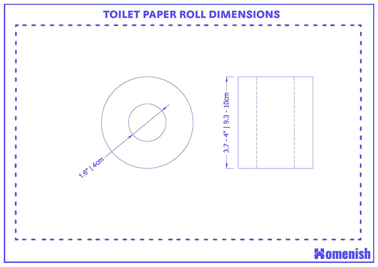 Toilet Paper Dimensions - Quill And Fox