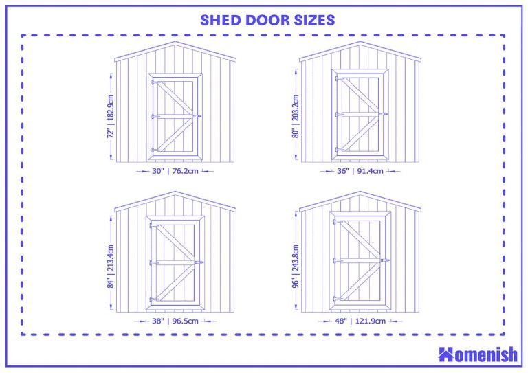 Guide to Shed Door Sizes - Homenish