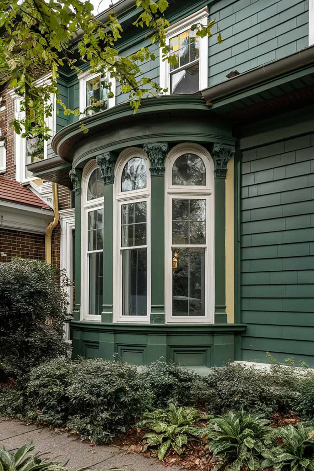 Green House with Bay Windows