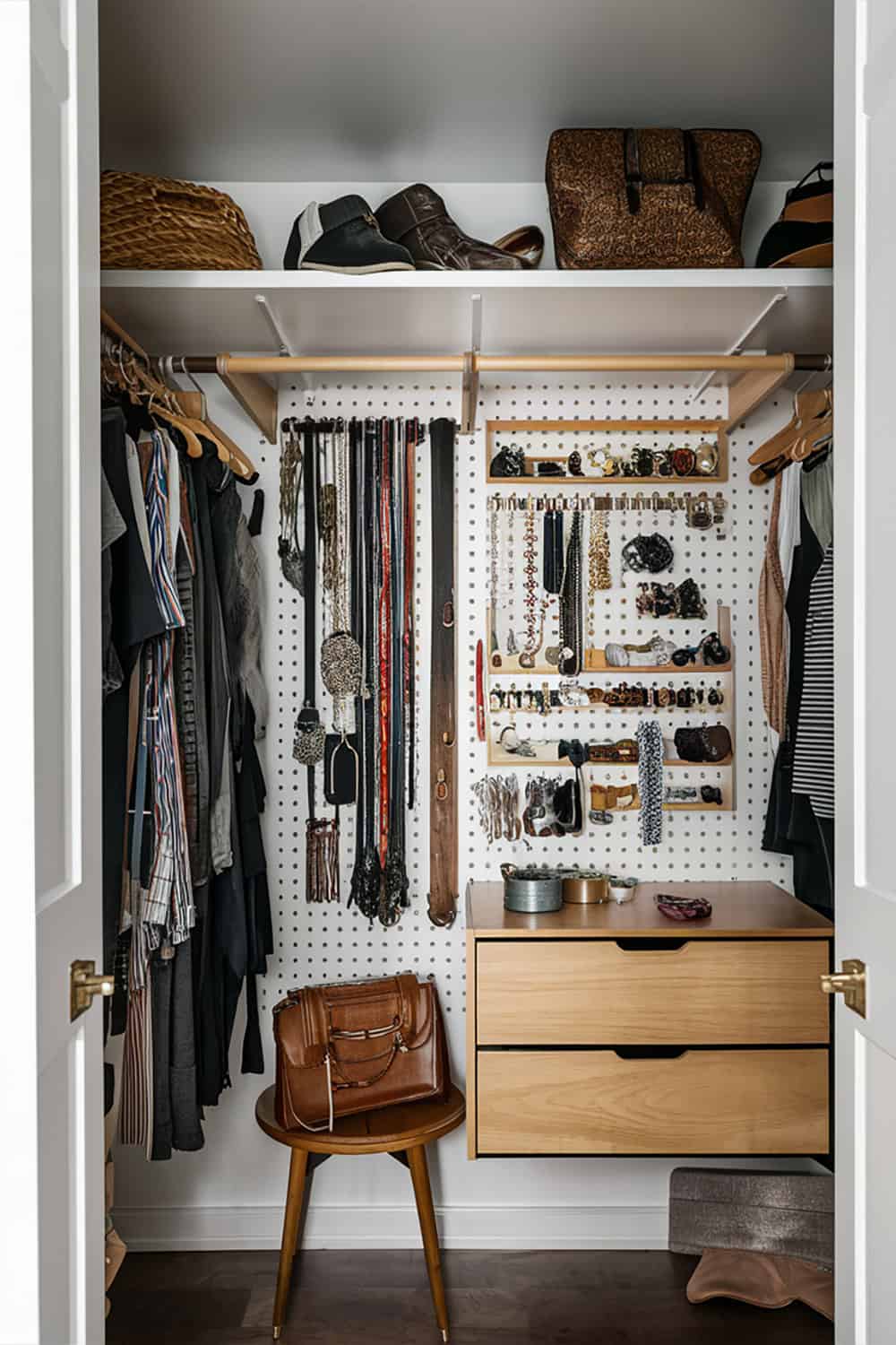 Hang a Pegboard for Accessories