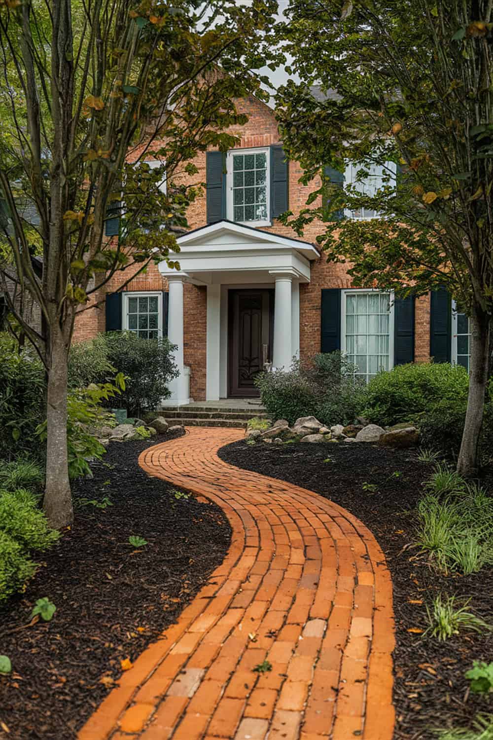 Orange Brick Pathway