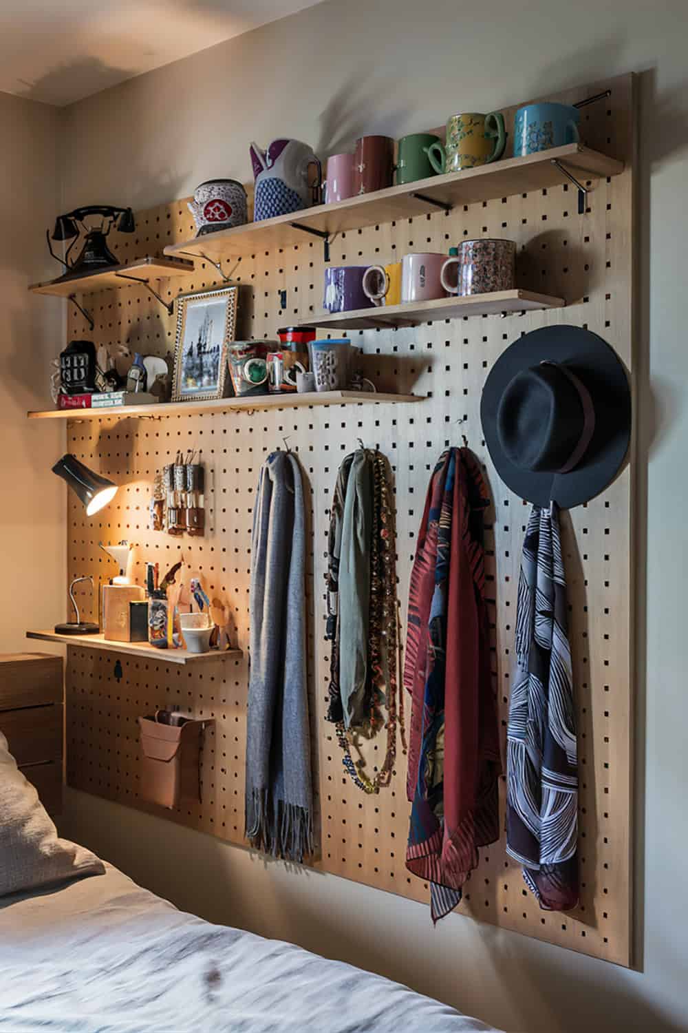 Pegboard Wall Organizer for Accessories