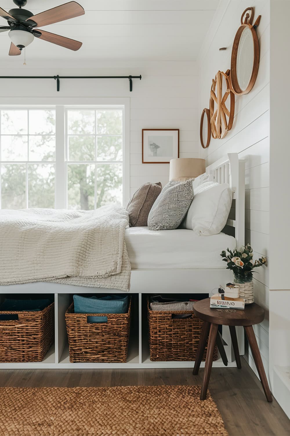 Under Bed Storage with Baskets and Containers