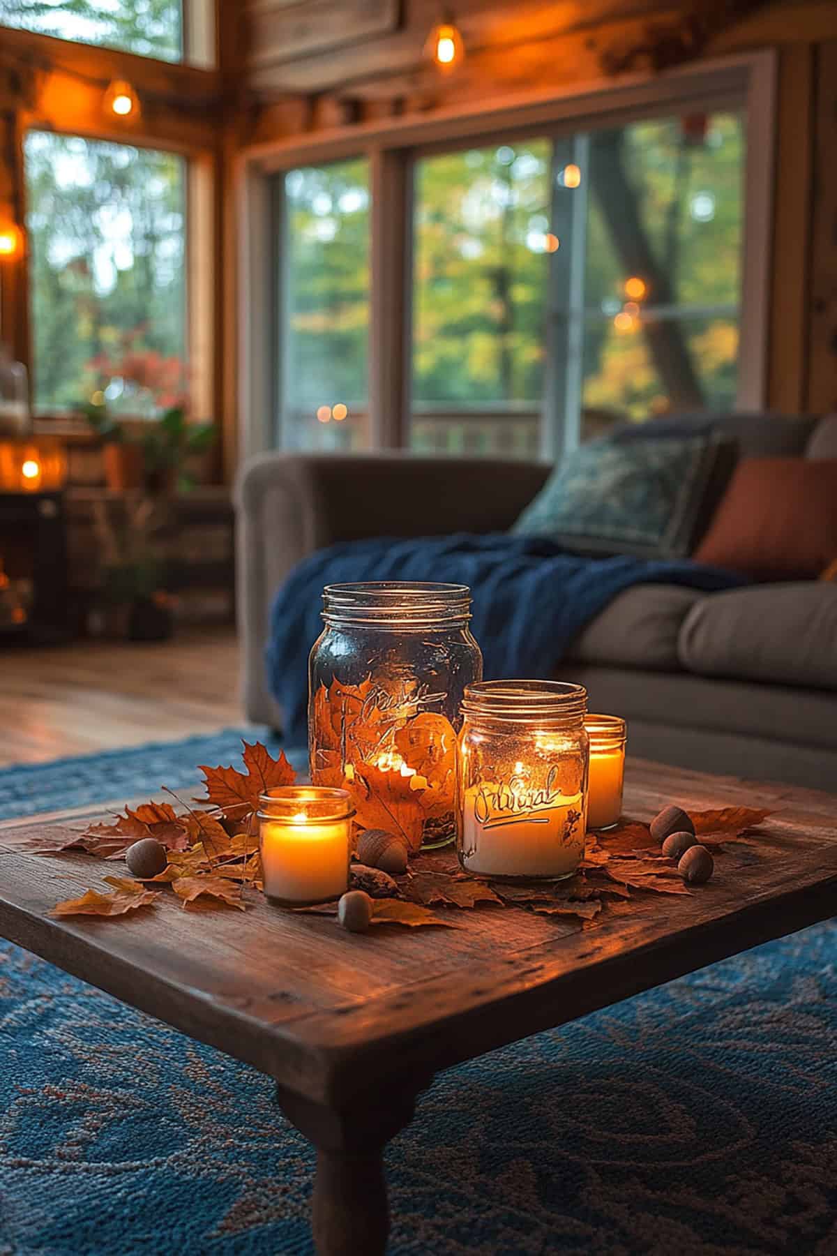 Mason Jar Candle Holders