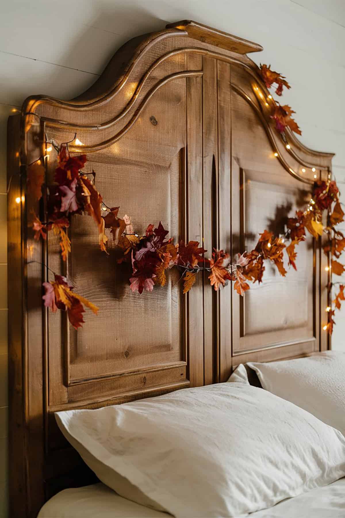 Rustic Wooden Headboard