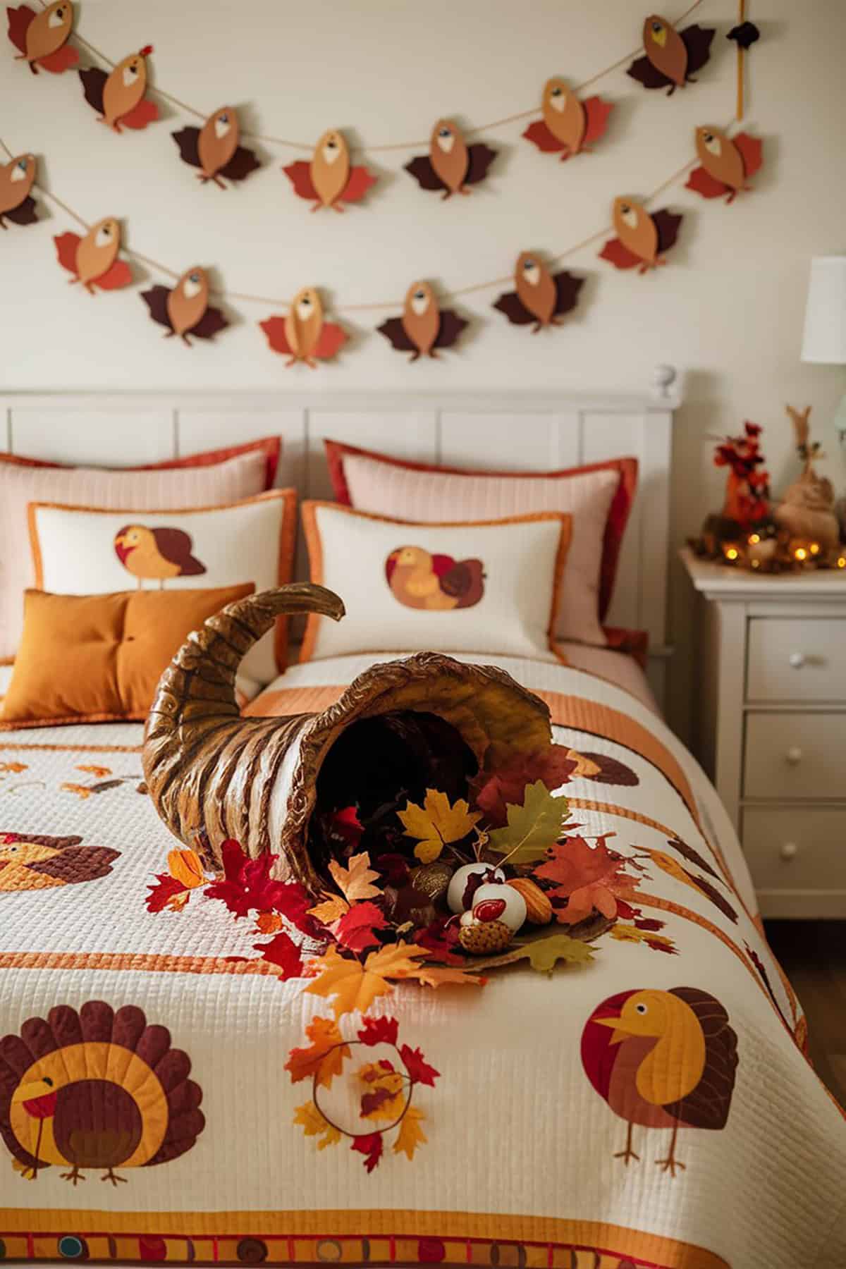 Thanksgiving Themed Bedroom