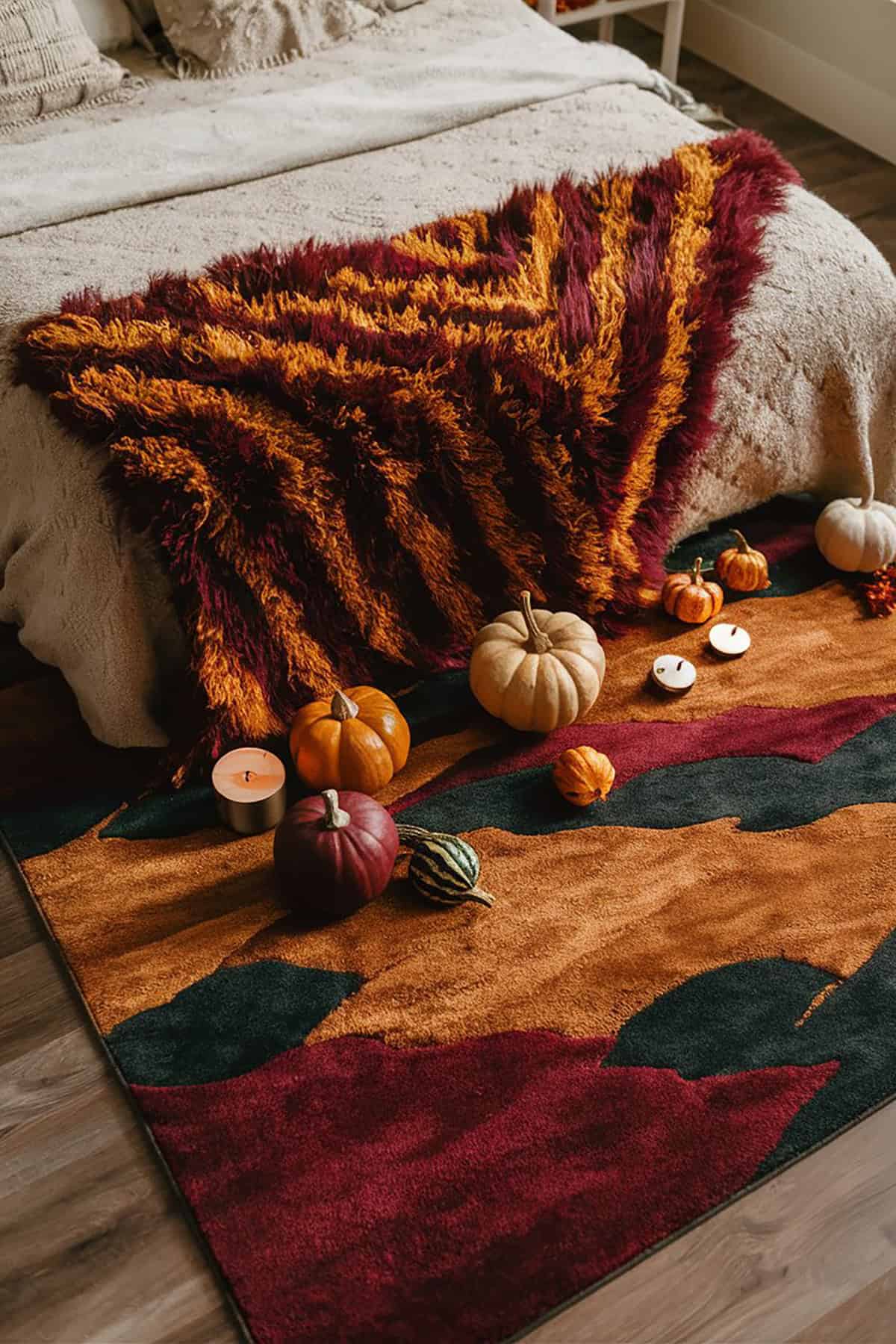 Warm Toned Area Rug