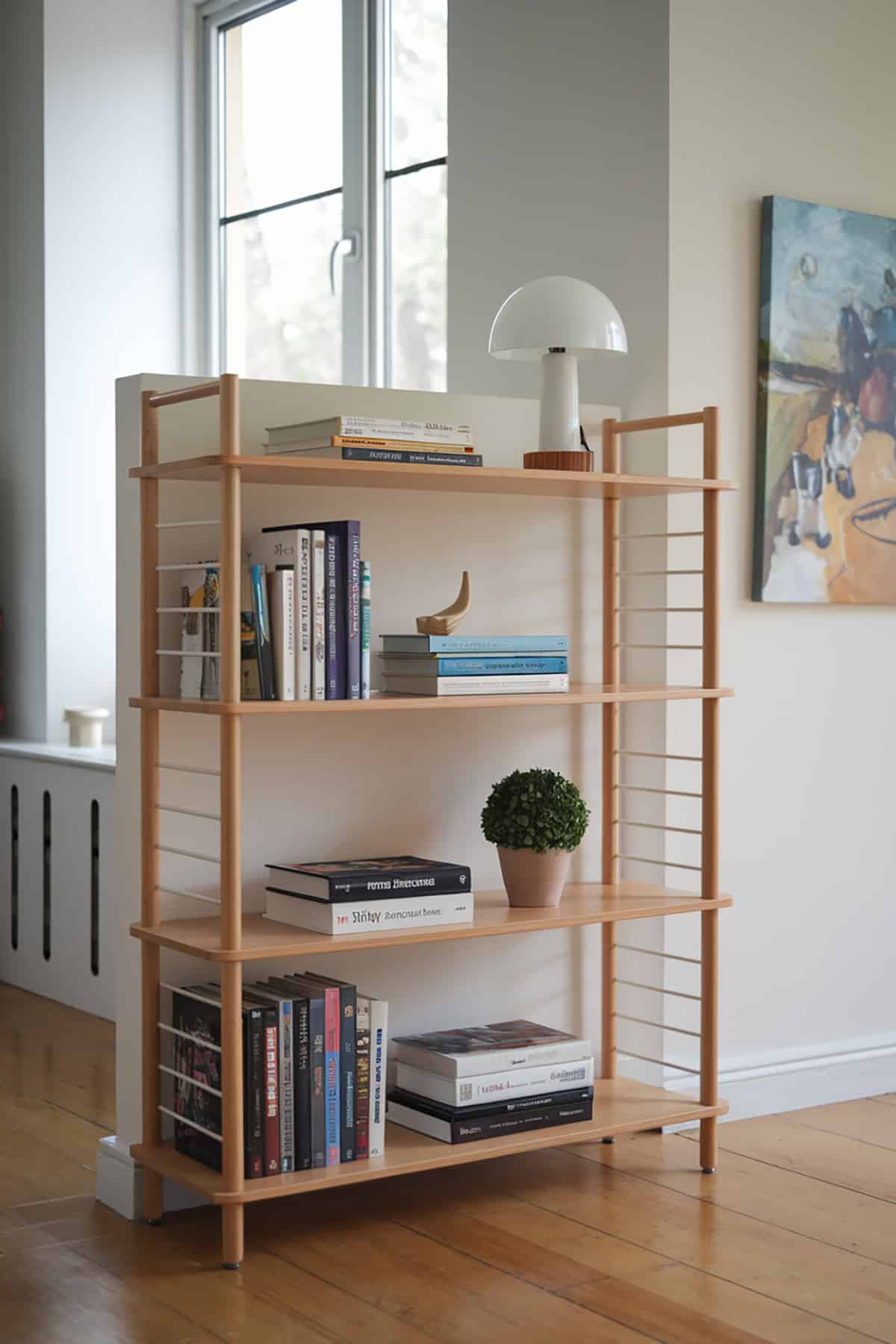 Bookshelves as Room Dividers