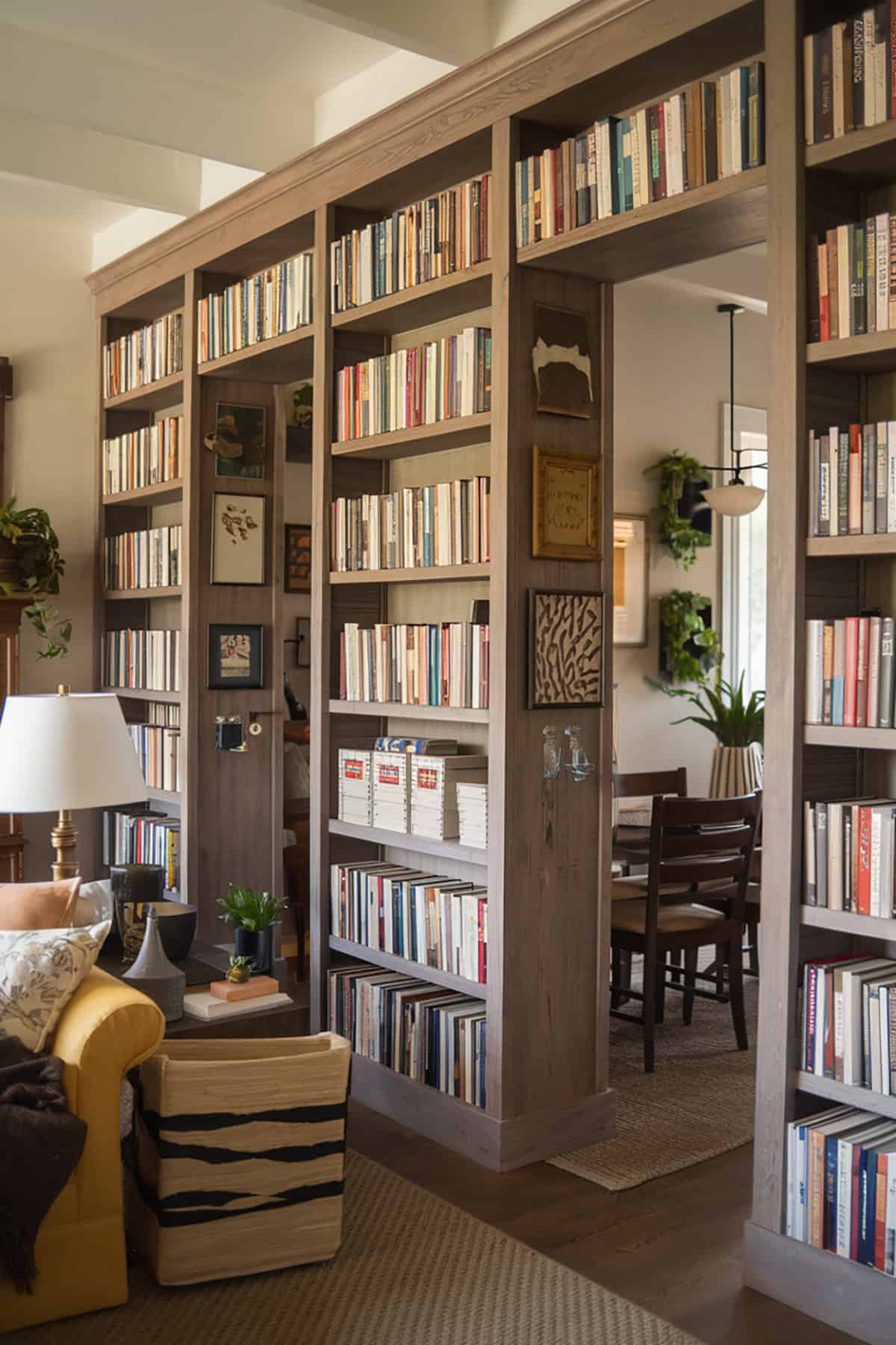 Bookshelves As Room Dividers