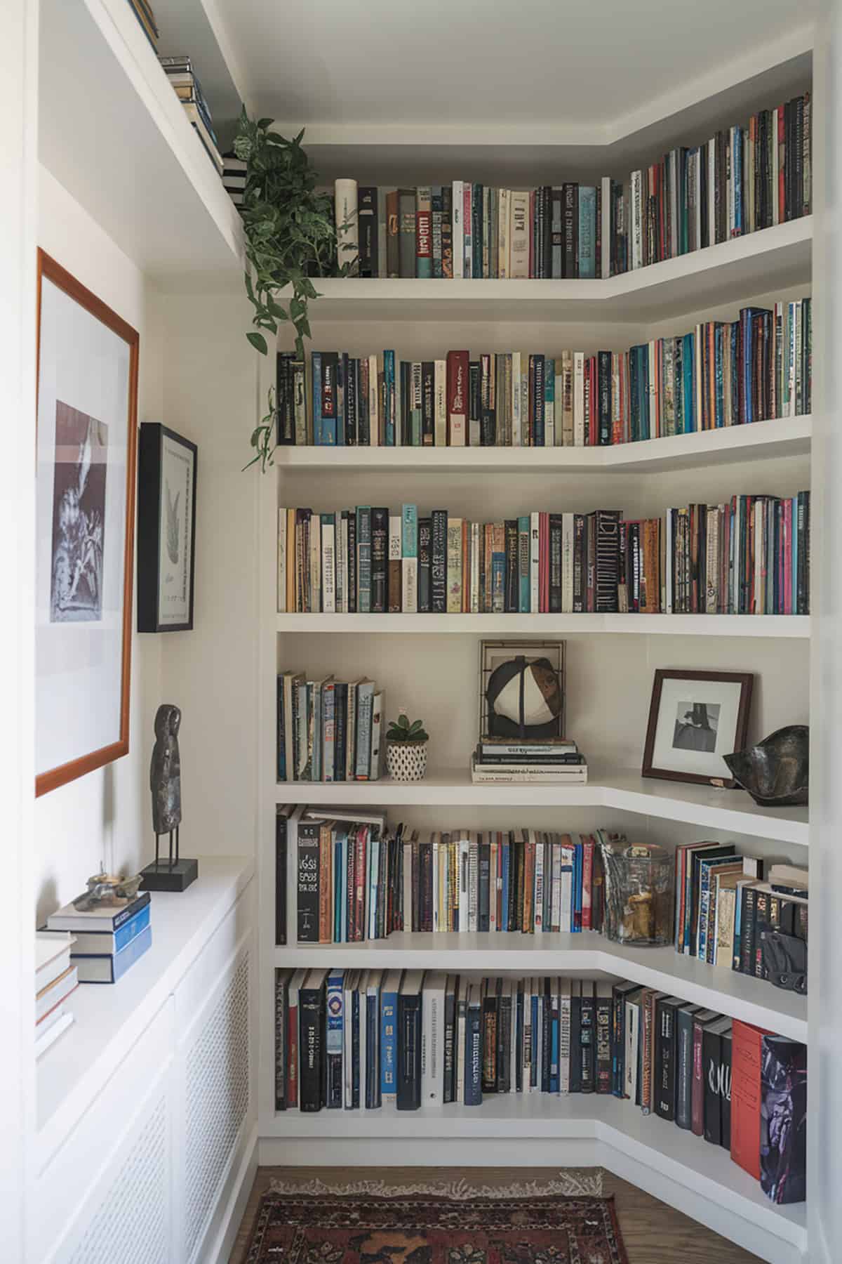 Bookshelves In Narrow Spaces