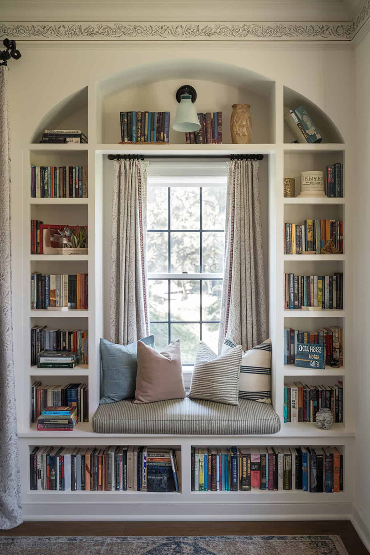 Built In Book Nook