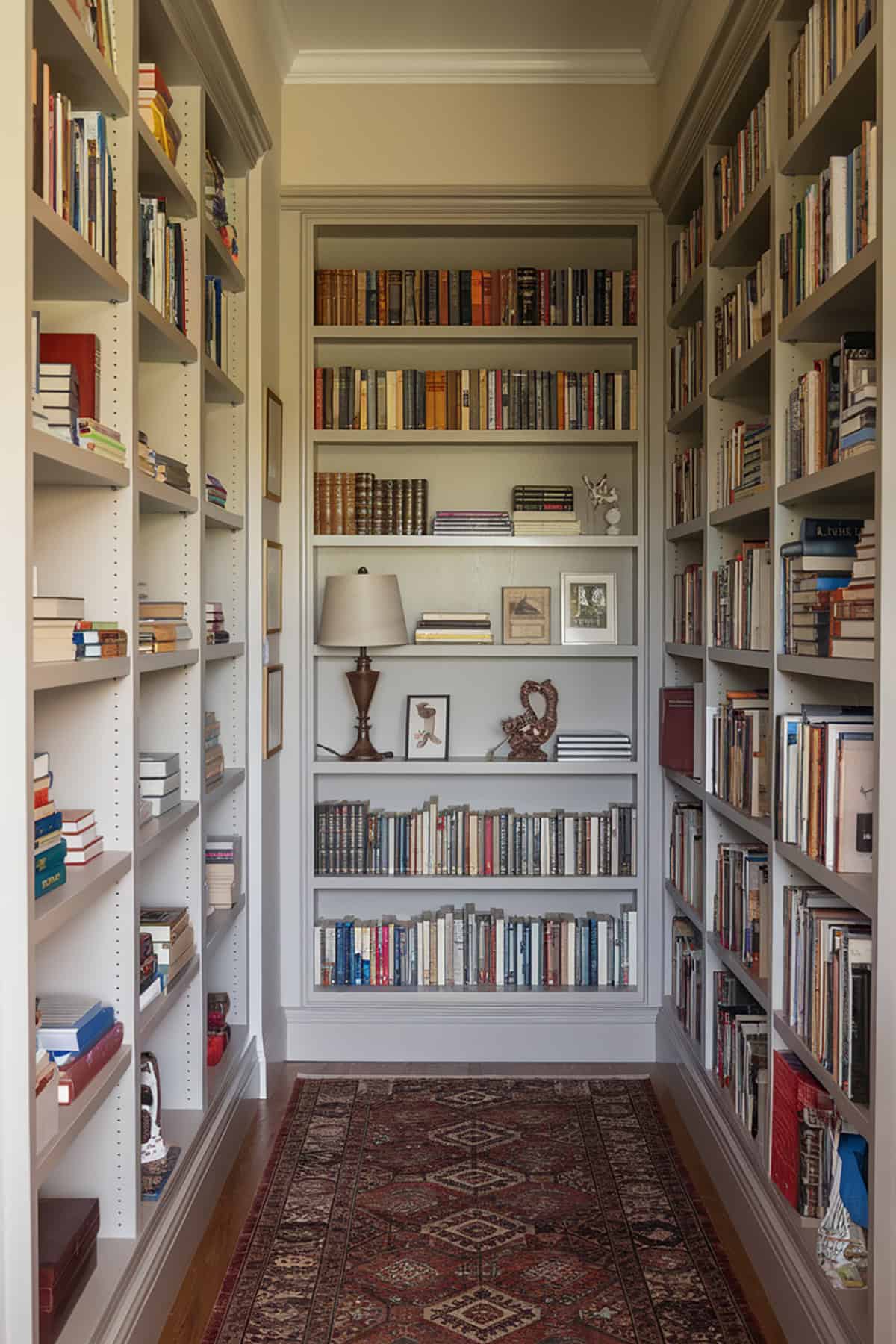 Built In Bookshelves In Hallways