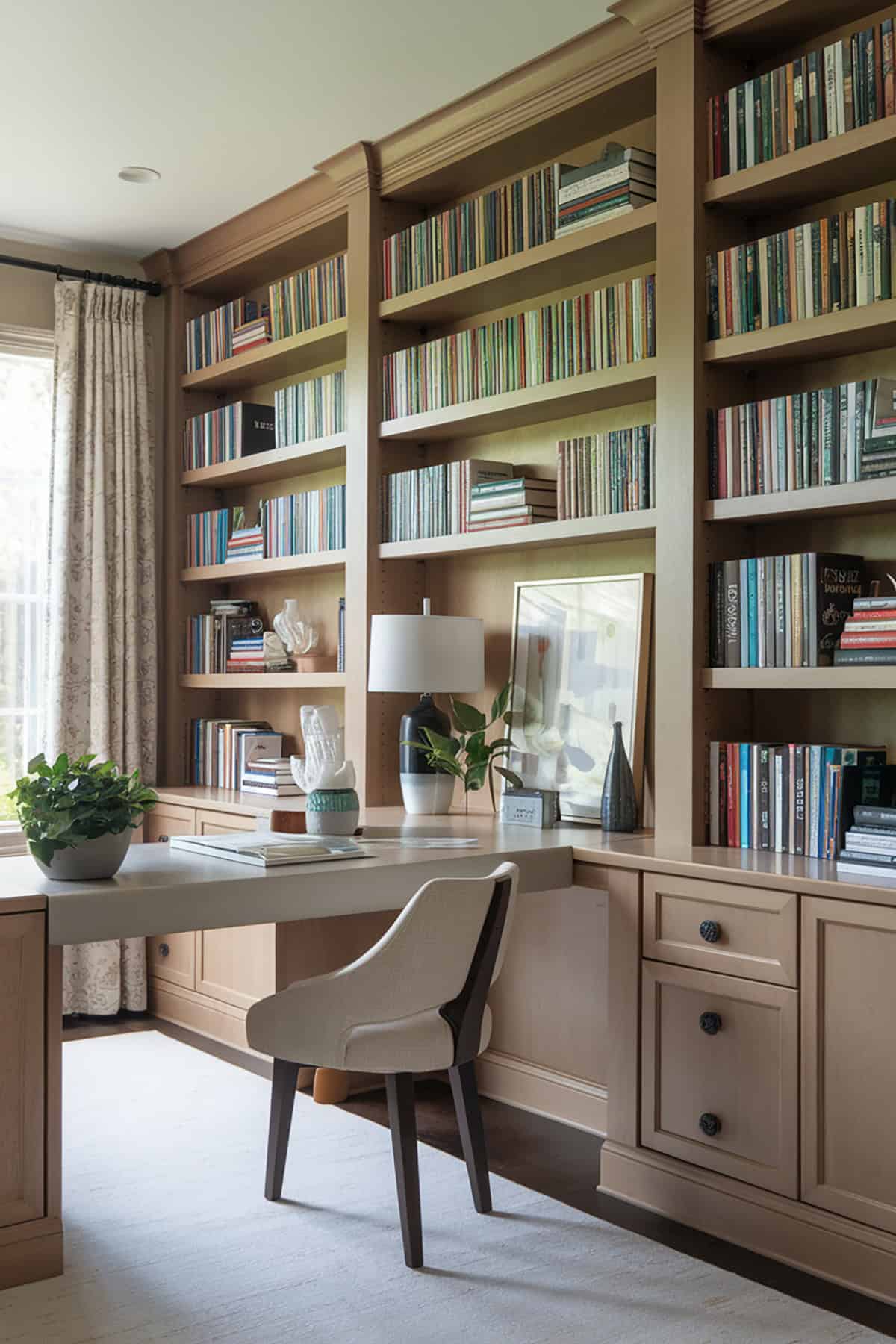 Built In Bookshelves In Home Offices