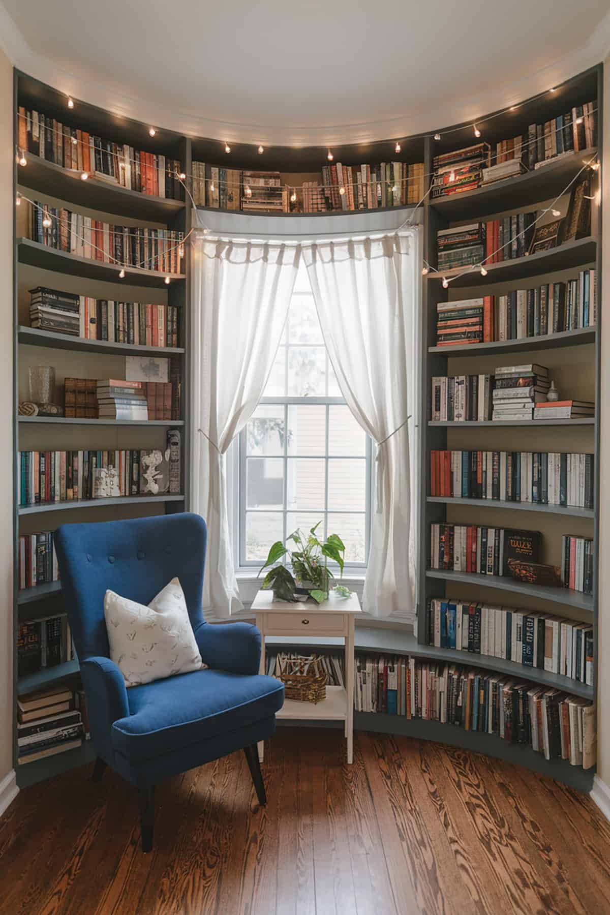 Curved Bookshelves