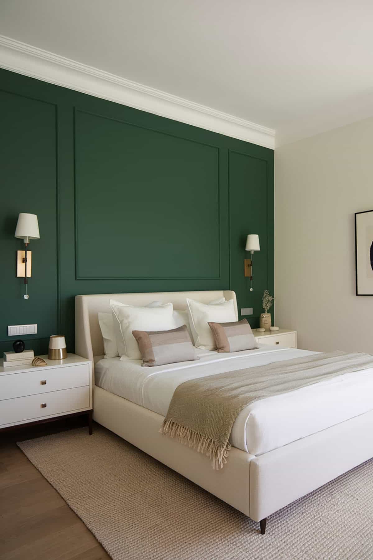 Emerald Green Accent Wall