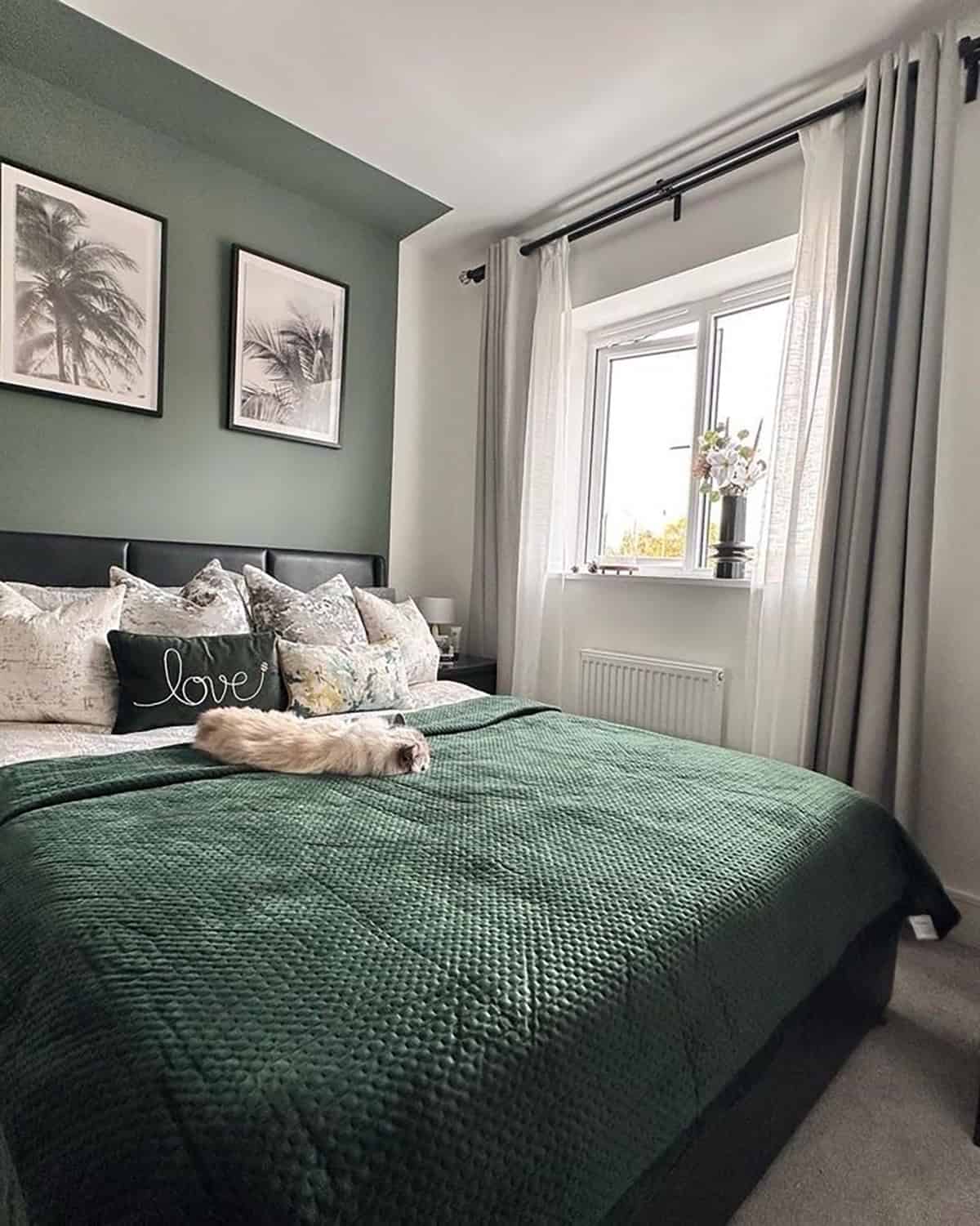 Forest Green Velvet Bedding