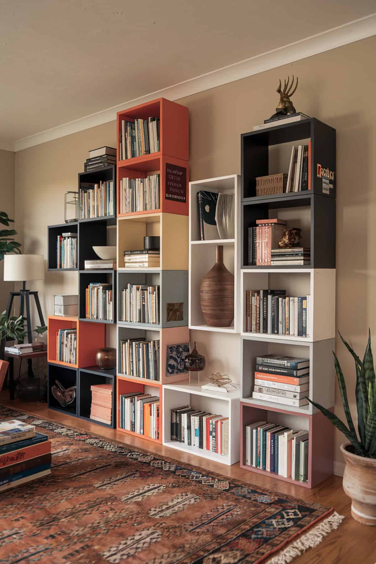 Freestanding Modular Shelves