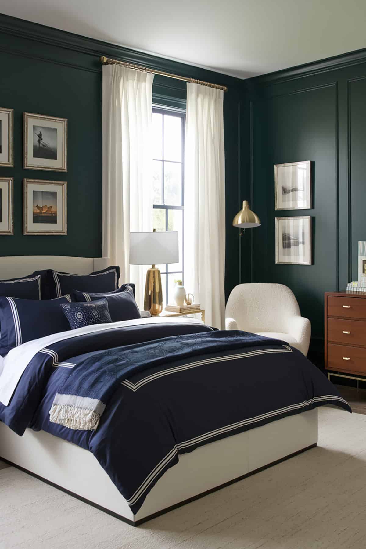 Green and Navy Combination