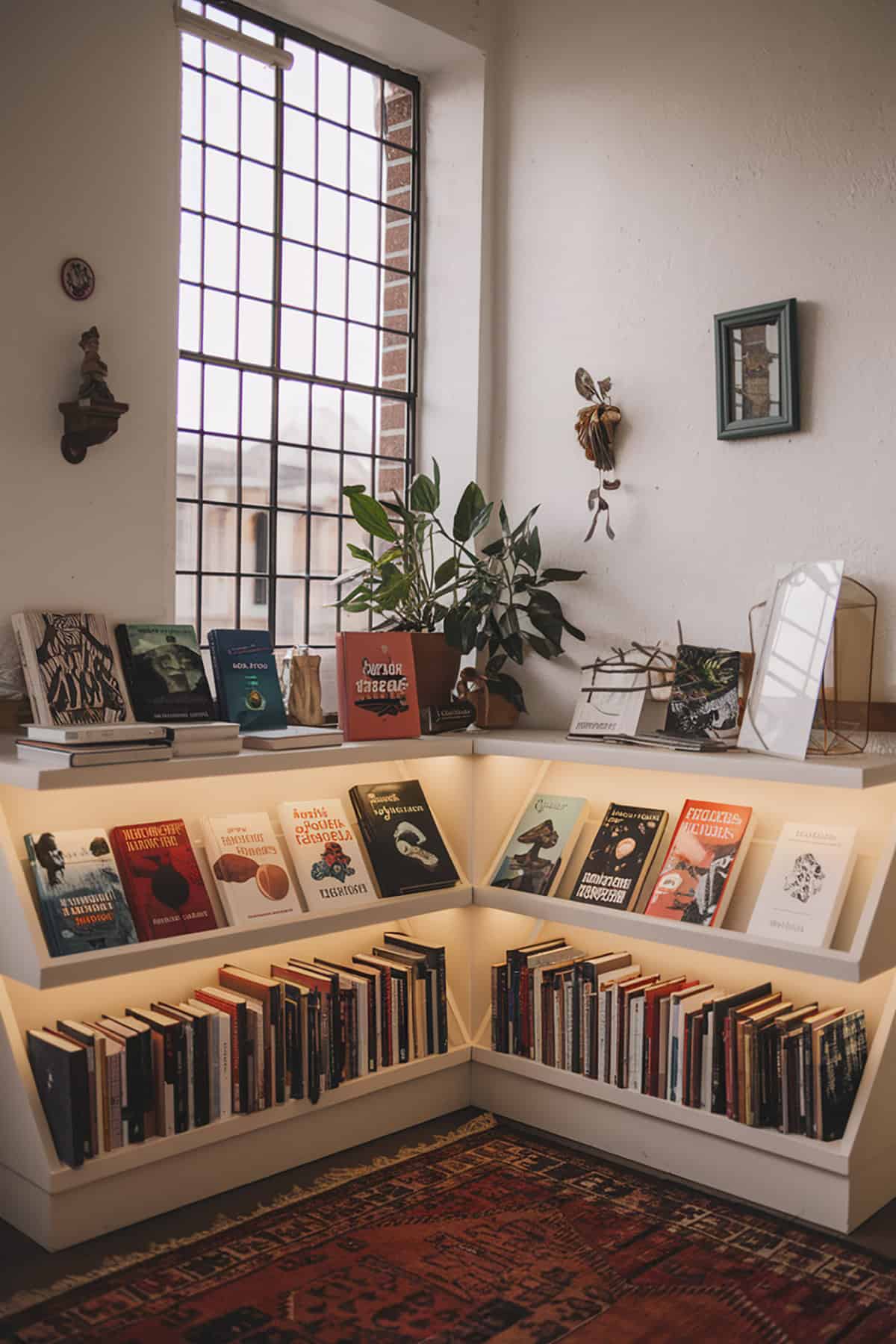 Illuminated Display Shelves