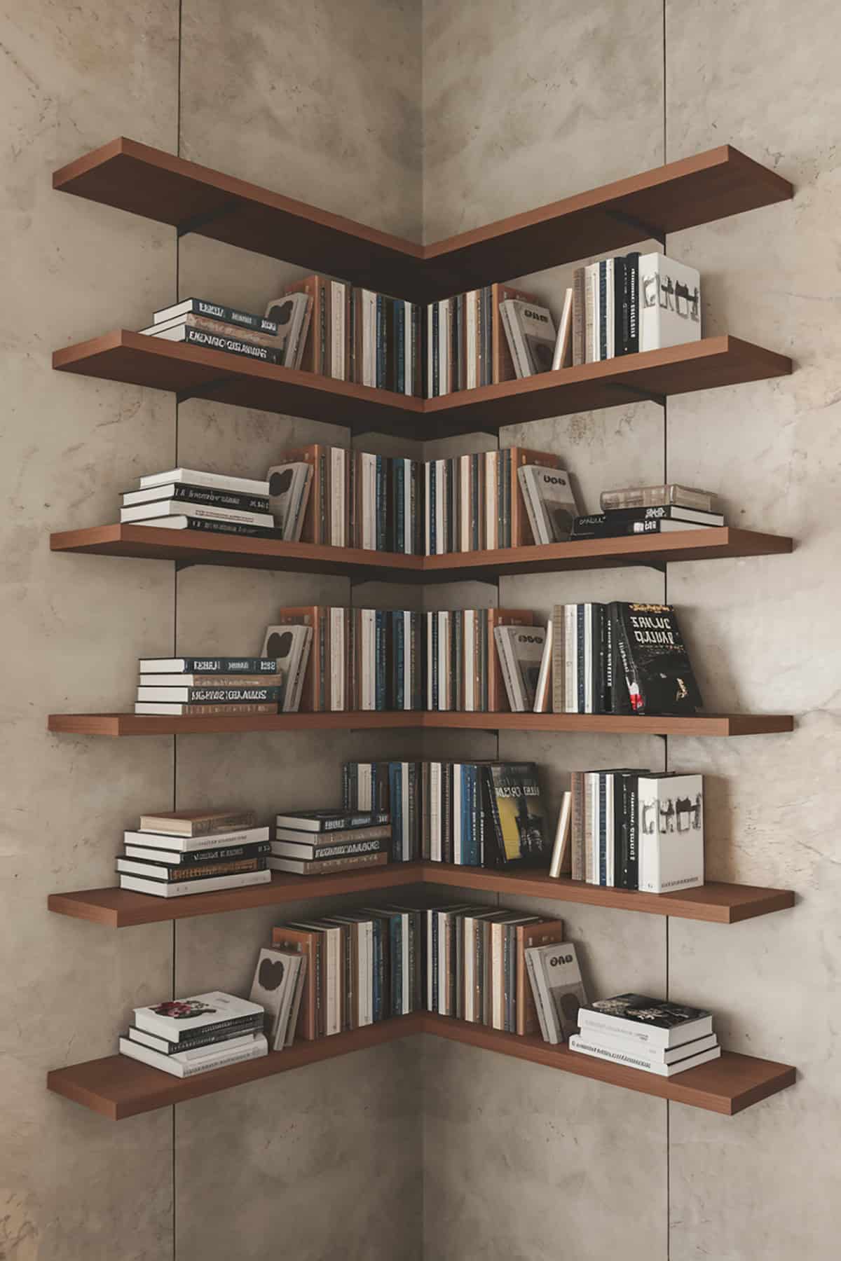 Illusion Corner Bookshelf