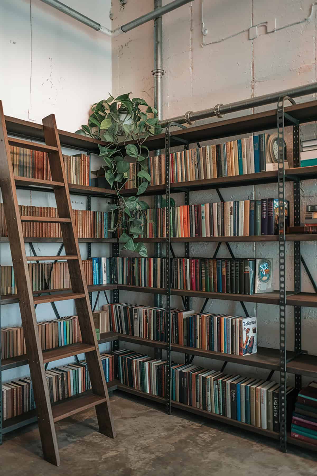 Industrial Corner Shelves