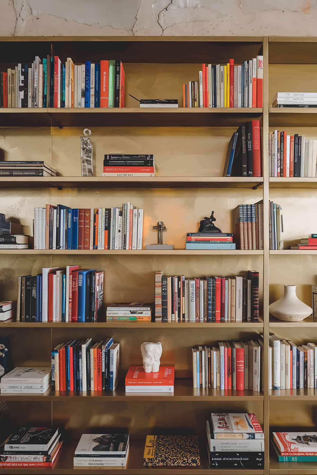 Metallic Gold Shelves