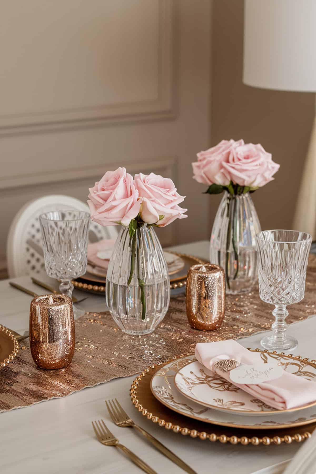 Sparkling Valentine’s Table