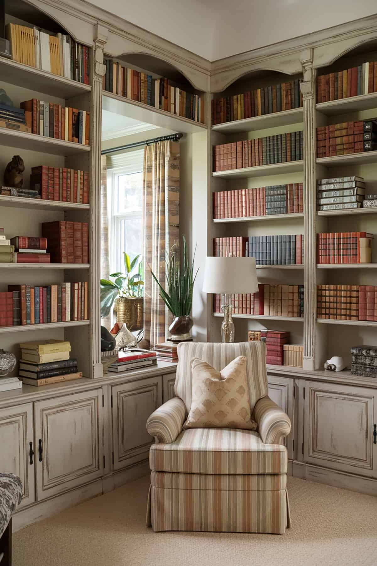 Wraparound Bookshelves