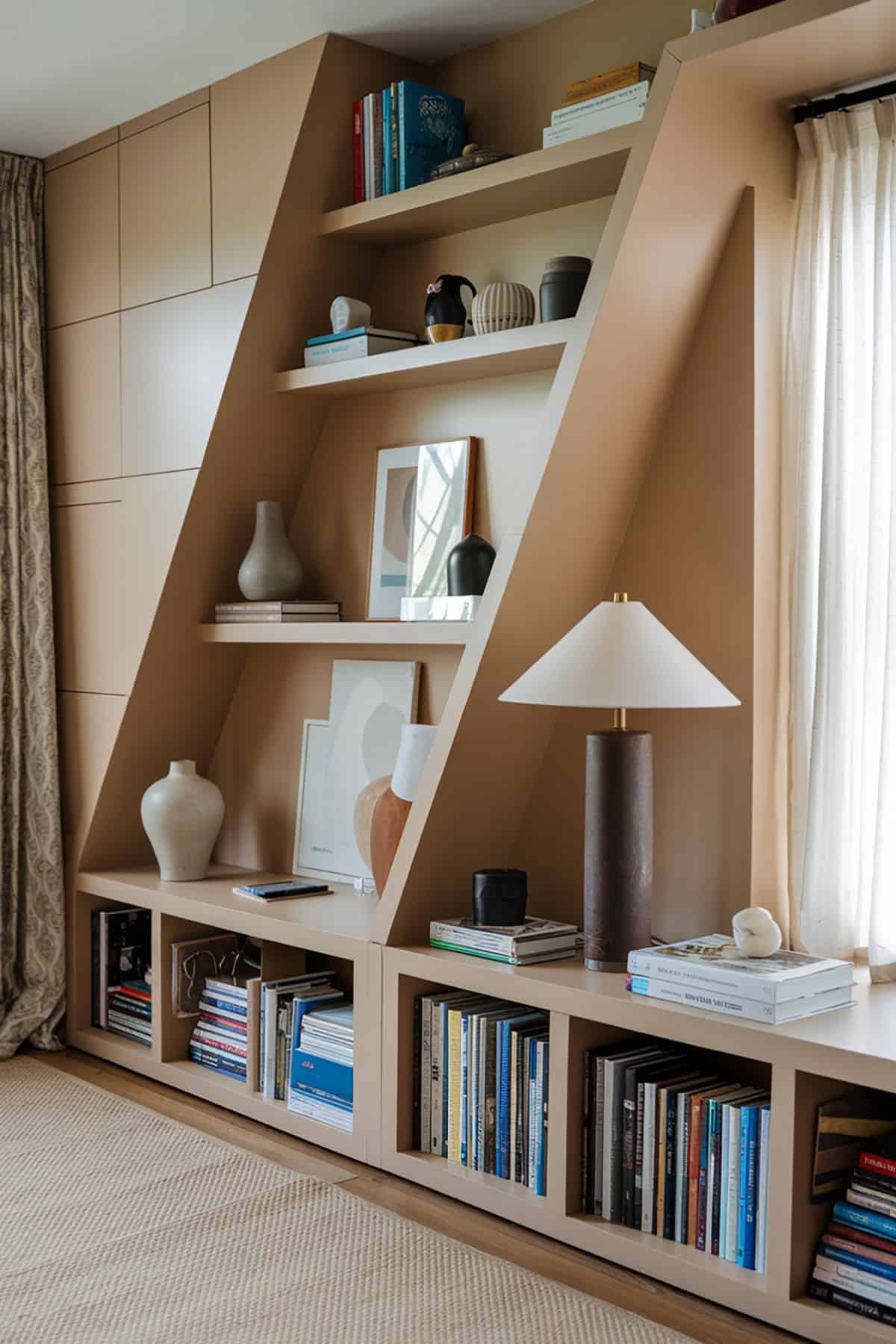 Zig Zag Shelf Design